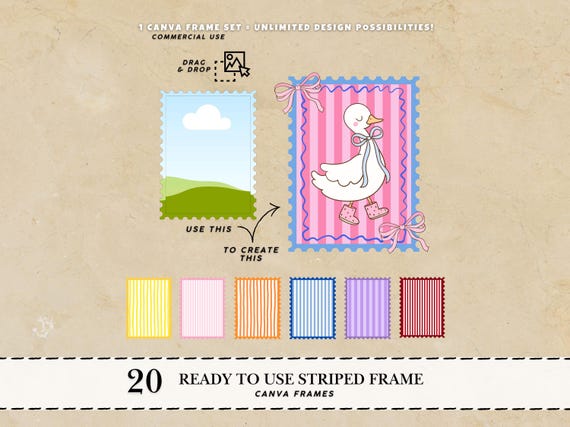 Canva shirt designs Border Canva frames Striped PNG Canva border frame Stamp stripes shirt Canva frame template Canva sublimation designs