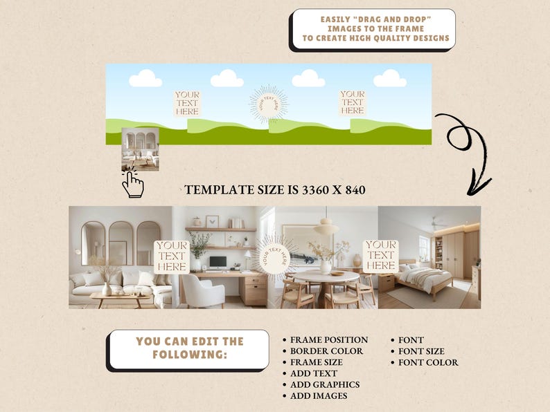 Elevate your shop's look with this Etsy Banner Template bundle, perfect for creating a cohesive and eye-catching storefront. This Etsy banner bundle includes Canva Etsy banner designs and Etsy banner mockups for easy customization. Featuring Canva banners templates aesthetic, this pack is ideal for branding, promotions, or seasonal updates. Also great as a website banner Canva collage, it adds a stylish touch to your online presence.