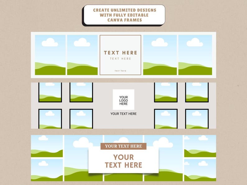 Elevate your shop's look with this Etsy Banner Template bundle, perfect for creating a cohesive and eye-catching storefront. This Etsy banner bundle includes Canva Etsy banner designs and Etsy banner mockups for easy customization. Featuring Canva banners templates aesthetic, this pack is ideal for branding, promotions, or seasonal updates. Also great as a website banner Canva collage, it adds a stylish touch to your online presence.
