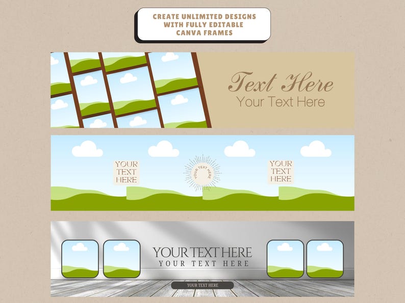 Elevate your shop's look with this Etsy Banner Template bundle, perfect for creating a cohesive and eye-catching storefront. This Etsy banner bundle includes Canva Etsy banner designs and Etsy banner mockups for easy customization. Featuring Canva banners templates aesthetic, this pack is ideal for branding, promotions, or seasonal updates. Also great as a website banner Canva collage, it adds a stylish touch to your online presence.