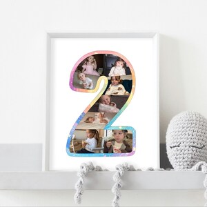 Create meaningful memories with this Number Photo Collage Canva Frames template. This editable photo collage template Canva design lets you easily add photos into number shapes to create a unique birthday collage photo numbers display. Perfect for milestone birthdays, anniversaries, and special celebrations, this Canva anniversary photo collage gift template is simple to customize and ideal for party décor, keepsake posters, and personalized digital designs.