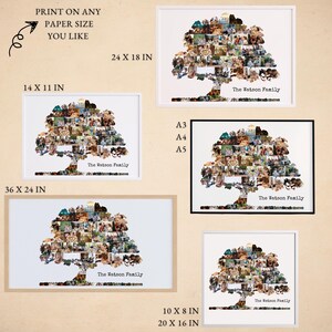 Honor your heritage with this Photo Family Tree Canva Frame Template, perfect for preserving cherished memories. This editable photo collage allows you to design a personalized custom family tree using elegant frames and layouts. Ideal for creating a heartfelt family photo collage or a beautiful family tree sign, this collage Canva template is fully customizable. It’s a meaningful gift or keepsake that turns your family history into lasting art.
