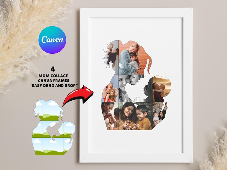 Create a beautiful keepsake with our Collage Canva Frames designed just for moms. Celebrate cherished memories with our Mom Canva frames and personalize a Mom memory poster that tells your story. Build a touching Mom photo collage or design a unique Mom daughter custom gift. Add a heartfelt touch with a Mom photo frame or explore our elegant Mother Canva frame options for the perfect Mothers Day gift or birthday surprise.