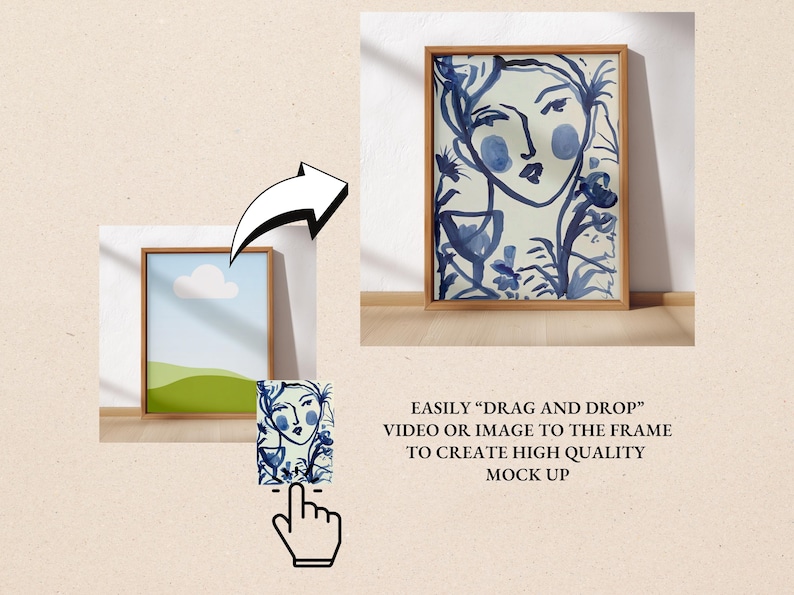 Bring your designs to life with this Mockup Animated Canva Videos bundle, featuring stylish mockup frames and a versatile mockup bundle for all your creative needs. Perfect for sellers, it includes video mockup frames ideal for Etsy product videos and social media. With an easy-to-edit Canva video template and smooth animation mockup video effects, you can showcase your artwork, posters, or prints in a modern and engaging way.