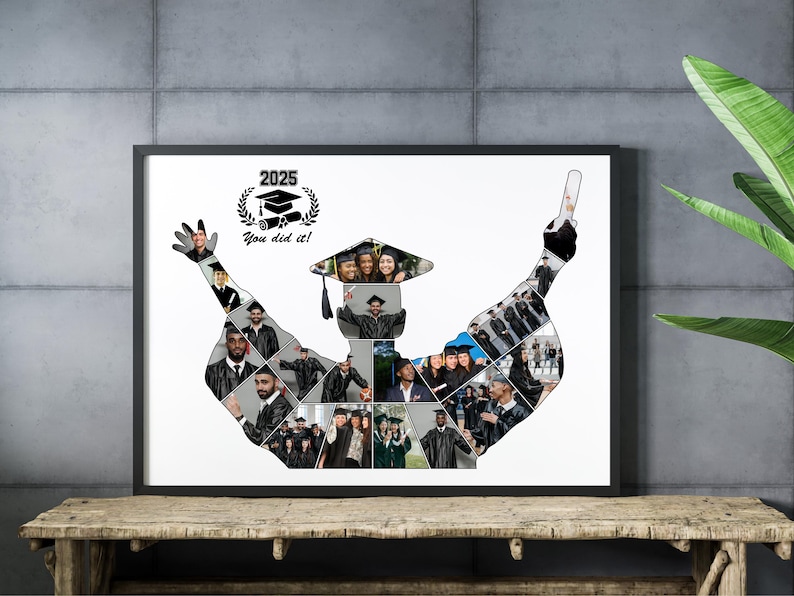 Collage Graduate Photos Canva Frame Graduation Gift Photo Frames ...