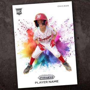 Design Color Blast (Multi-Sport) 2024 - Cartão de Esportes Personalizado