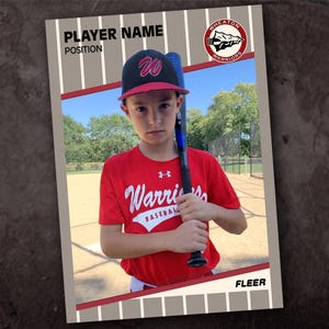 1989 Fleer Baseball *Iconic* Design - Carta DIGITALE personalizzata