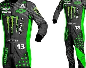 Personalisierter Go-Kart-Rennanzug, CIK / FIA Level-2 mit digitalem Sublimationsdruck und Option zum Hinzufügen von benutzerdefiniertem Namen, Nummer, Flagge usw.
