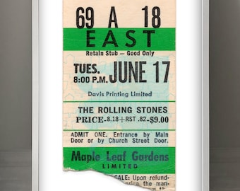 Los Rolling Stones en el Maple Leafs Garden el 17/06/75