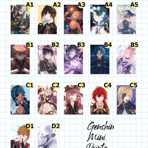 Genshin Mini Prints