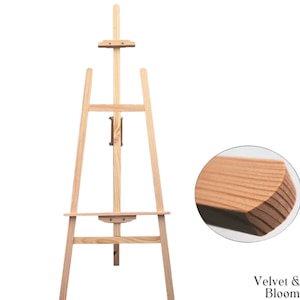 Wooden Artist Easel Stand – Adjustable Painting Easel for Canvas, Tabletop or Floor Use, Wedding Sign Holder, Art Display & Studio Supply