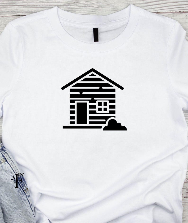 Rustic Wooden Cabin SVG Bundle, Log Cabin SVG, Mountain House SVG ...