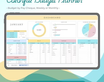 Budget Planner Google Sheet Monthly Budget Spreadsheet Paycheck Budget Template Simple Weekly Financial Planner Bill Expenses Savings Debt