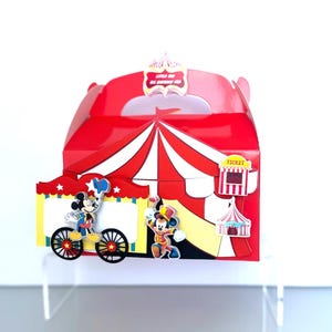 Circus Party Favor Box: Carnival Theme Treat Goodie Box