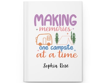 Personalized Camp Memories Notebook - Camp Gifts for Girls - Sleep Away Camp Journal - Summer Camp Diary  Kids Camp Notebook