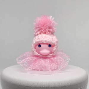 Pretty Pink Winter Duck