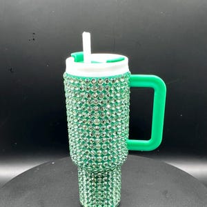 Sparkling Blinged Mini Cup Keychain/Lipstick Holder