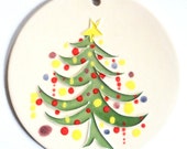 CHRISTMAS TREE ORNAMENT plus free gift wrap, original, 100% handmade