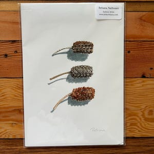 Australian Botanical Fine Art Giclee Print - watercolour print, botanical small wall art in A5 size