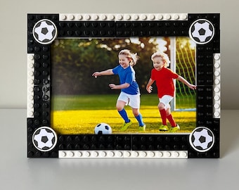 DIY-bakstenen fotolijstset – voetbalthema – fotolijst van 4 x 6