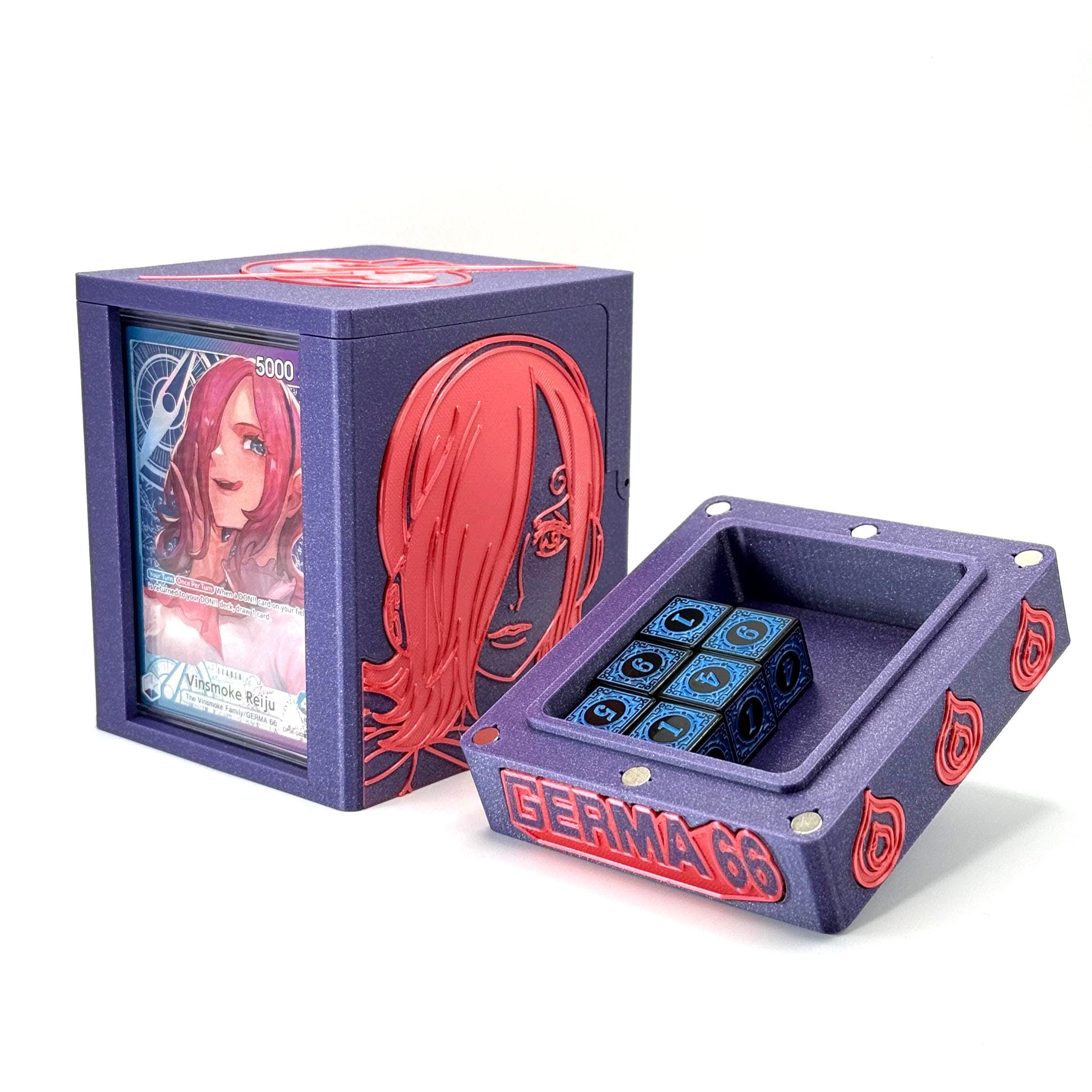 OPTCG Deckbox Vinsmoke Reiju Poison Pink Germa 66 Princess Raid