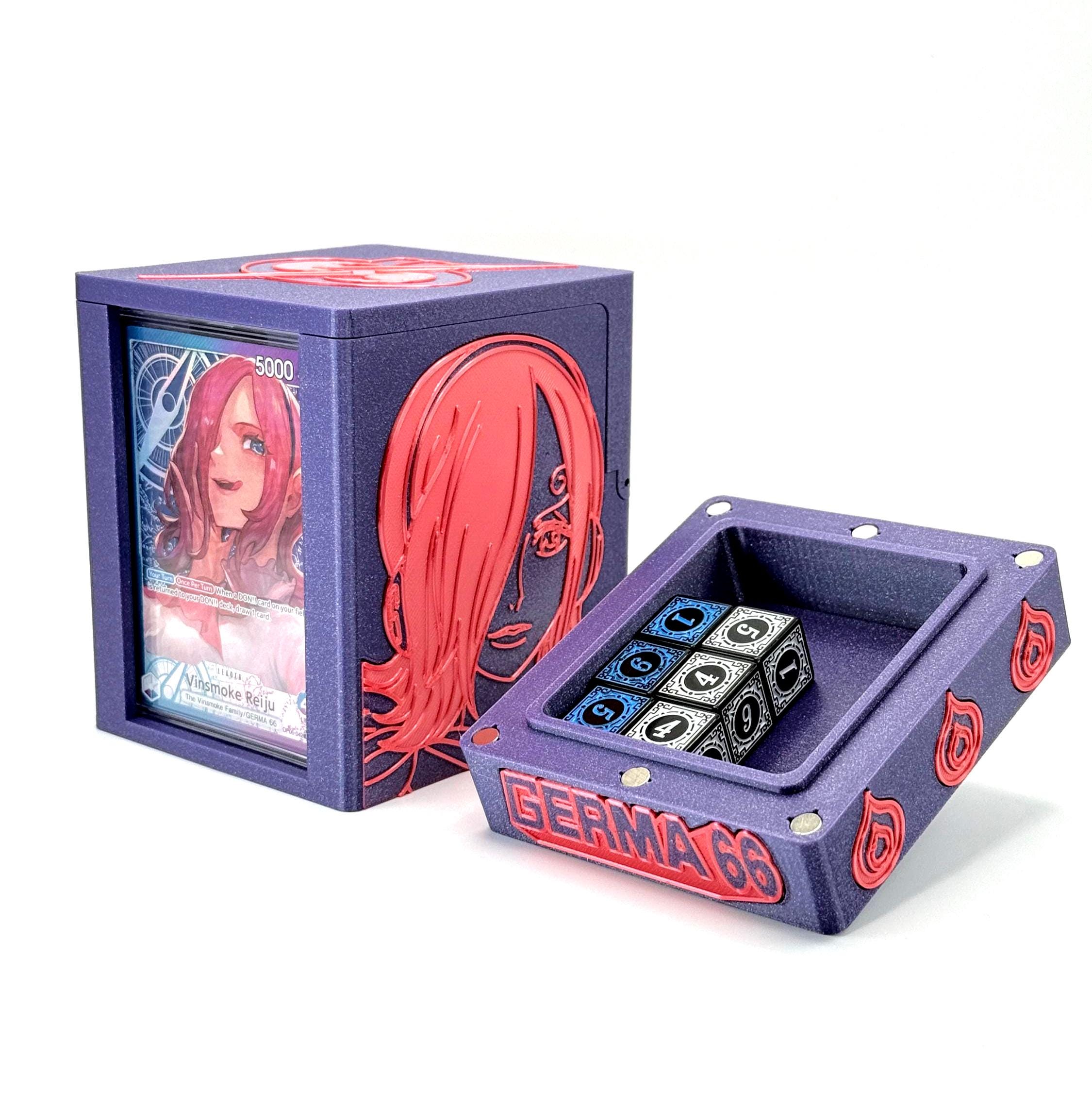 OPTCG Deckbox Vinsmoke Reiju Poison Pink Germa 66 Princess Raid