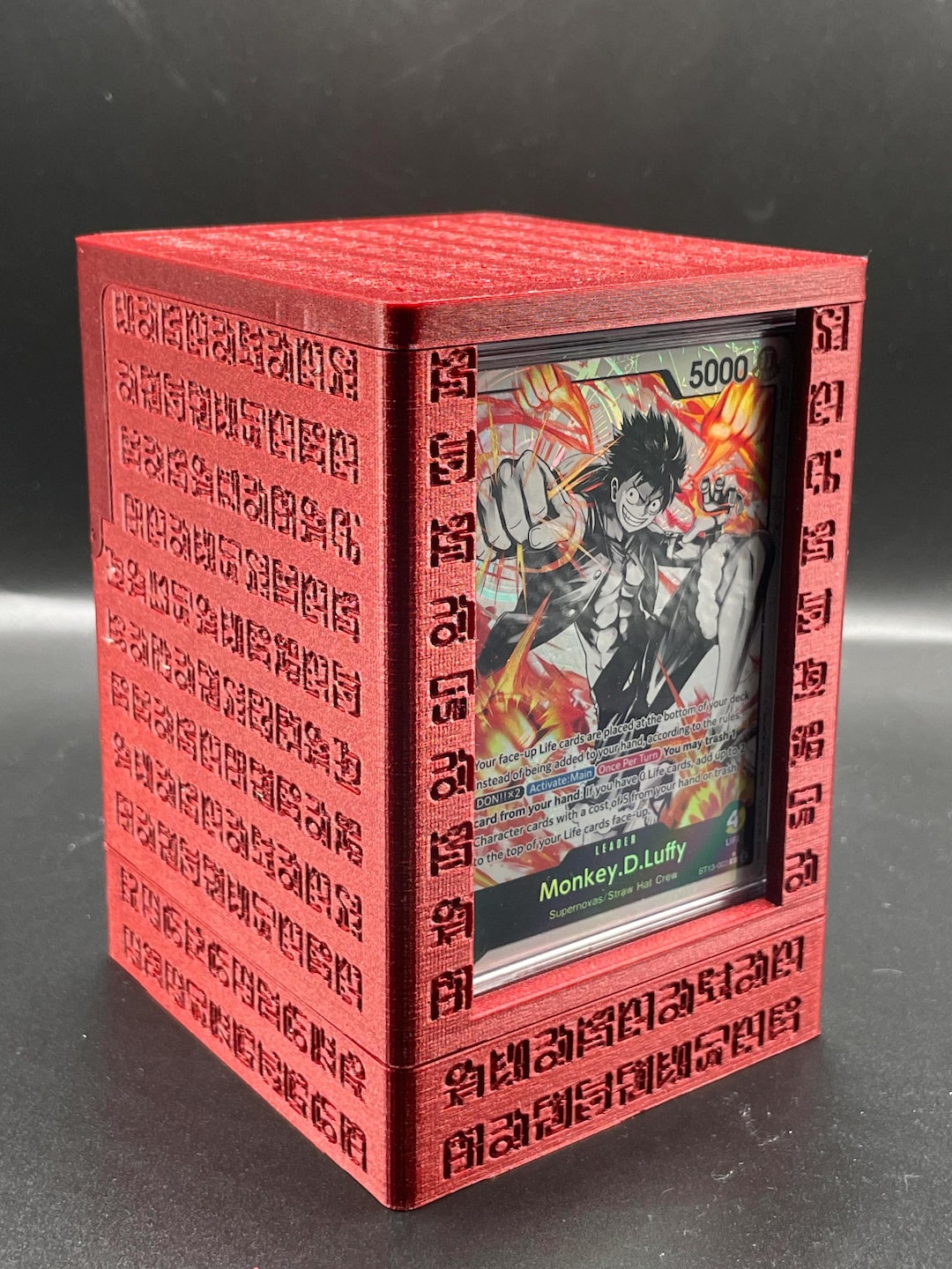 OPTCG Deckbox Road Poneglyph | 3D Printed | Fits Triple Sleeved Cards ...