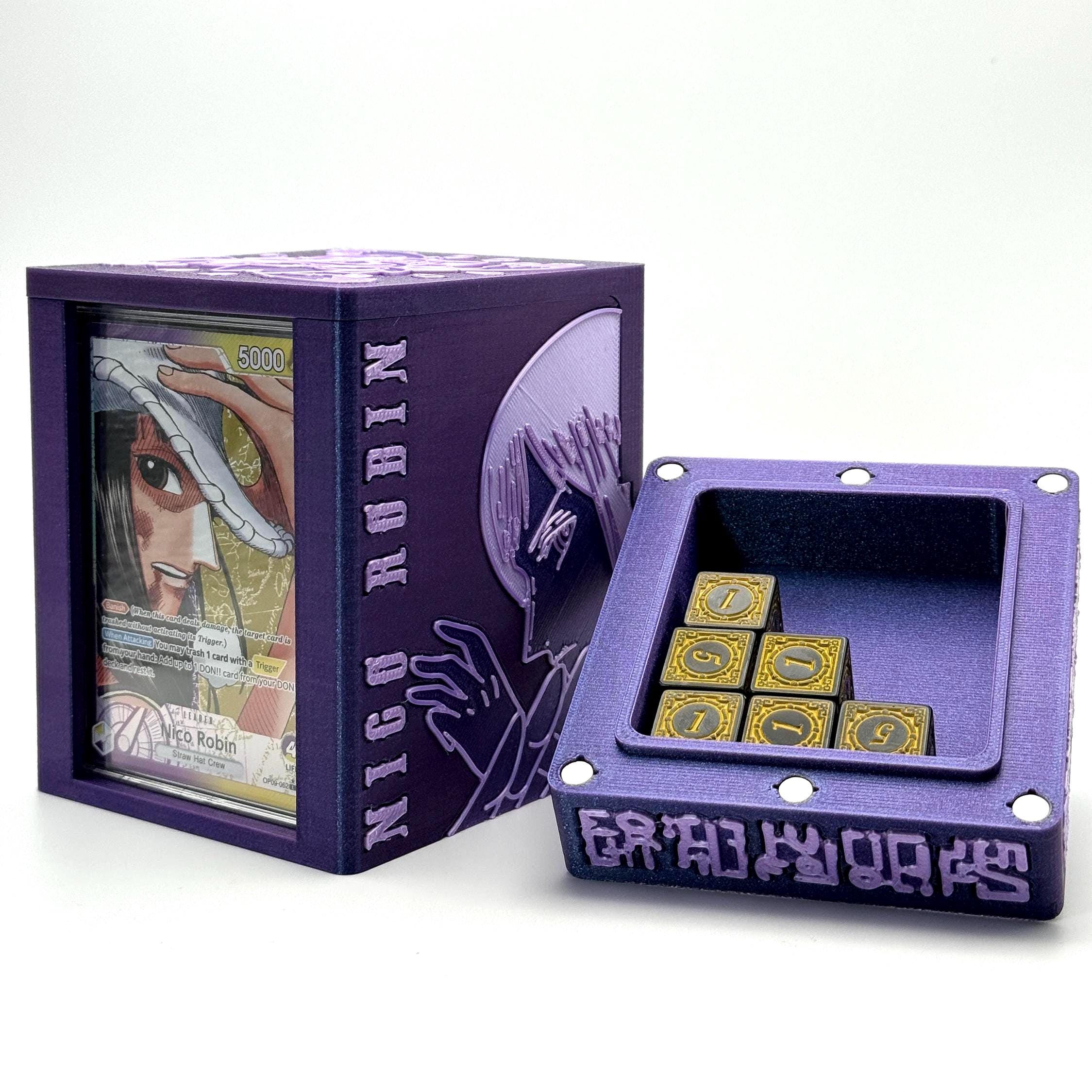 OPTCG Deck Box Nico Robin Devil Child Poneglyph Miss Sunday Enies