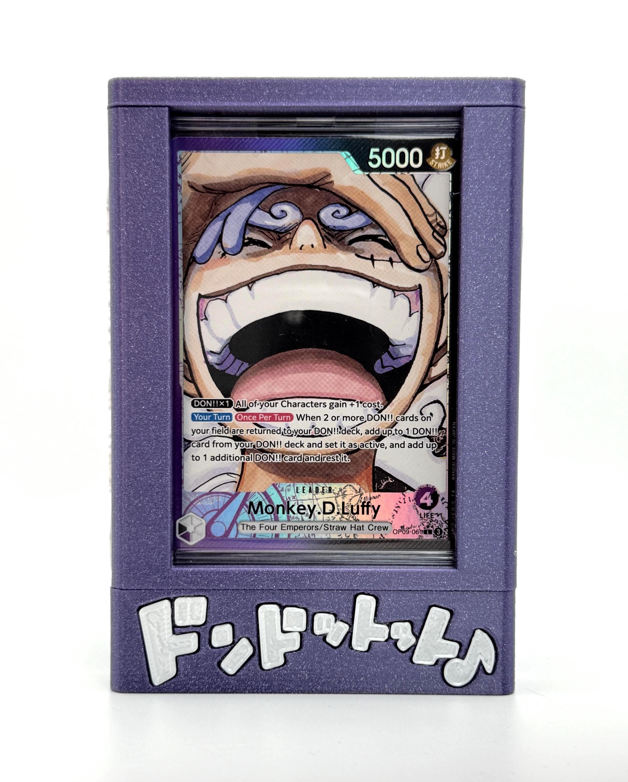 the GazettE ベアキー BOX OPTCG Deckbox Gear 5 X Egghead Luffy Leader Box Fits Triple