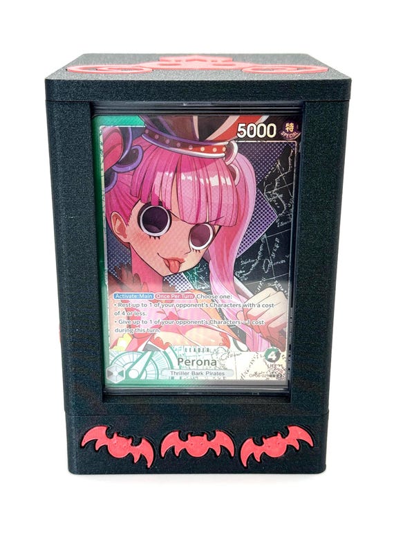OPTCG Deck Box Ghost Princess Perona Themed | Fits Triple Sleeved Deck | 3D  Printed W/ Mini Snap & Dice Compartment | Fan Made Gift Item - Etsy