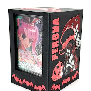 OPTCG Deck Box Ghost Princess Perona Themed | Fits Triple Sleeved Deck | 3D Printed w/ Mini Snap & Dice Compartment | Fan Made Gift Item