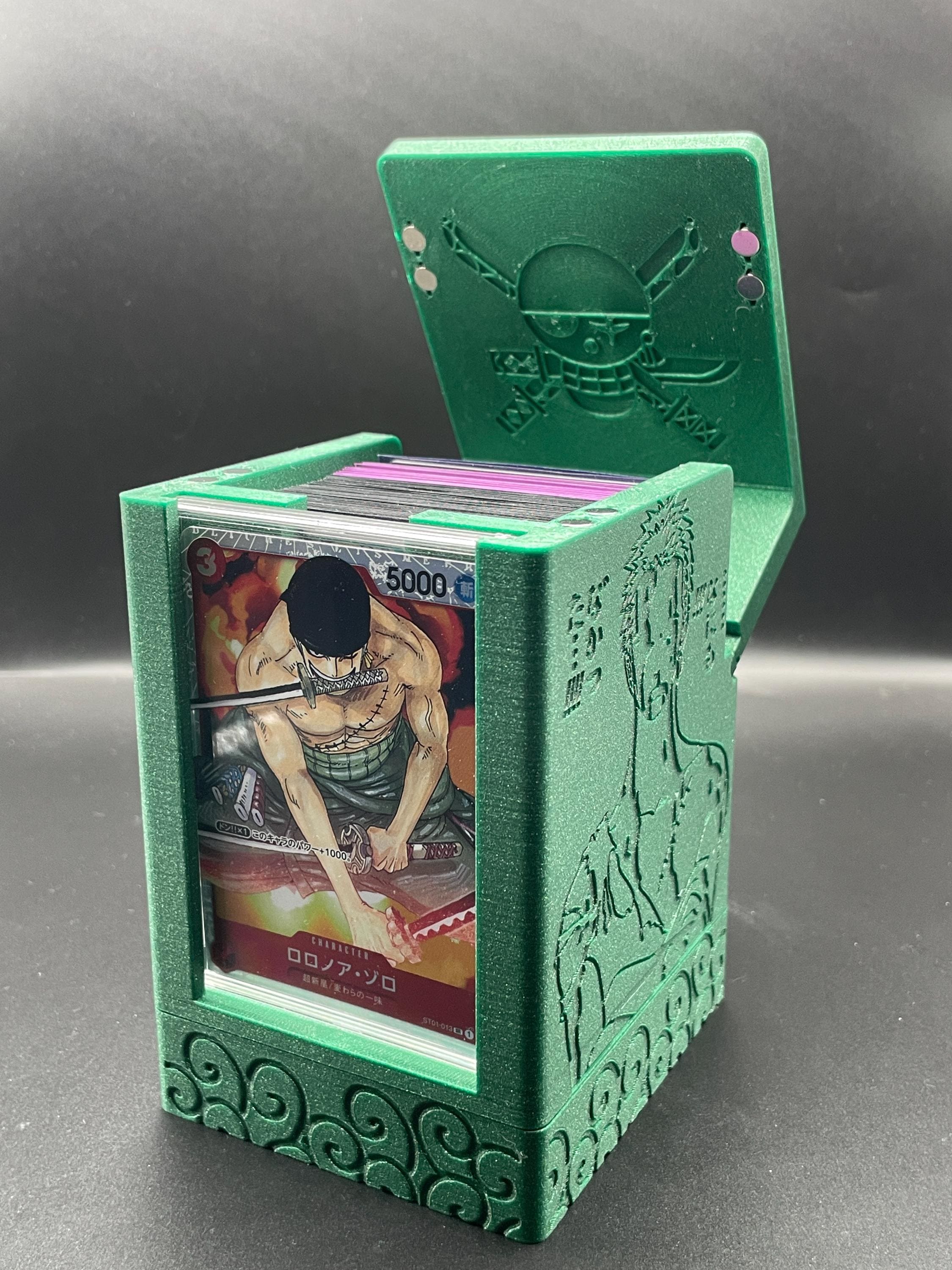 OPTCG Deckbox Roronoa Zoro Leader Inspired | 100 Single Sleeved