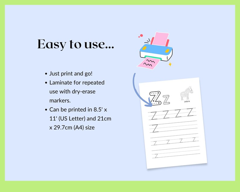 Alphabet Tracing Worksheets, Tracing Letters Printable, Abc Handwriting ...