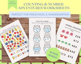 Maths Worksheets, Fun Math Activities, Kindergarten Math Sheets, Counting Worksheets, Educational Number Games, Homeschooling, Eye Spy Sheet