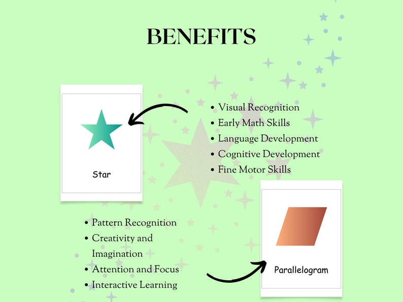Printable Shapes Flashcards for Kids, Preschool & Kindergarten Learning ...