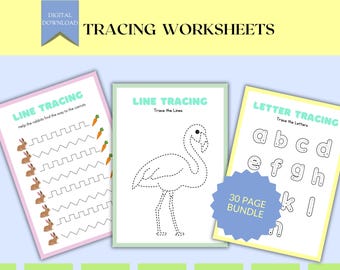 Tracing Alphabet Worksheets | Toddler Tracing Sheets | Learning Printables | Tracing Letters Printables | sel Activities |