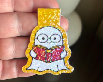 Ghost Magnetic Bookmark, Book Lover Gift