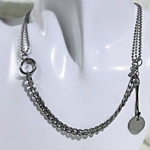 BTS Jungkook Inspired Seven Necklace, Punk Style Necklace, Kpop Style Necklace, Jewelry Accessories, BTS Jewelry. Women Men Necklace