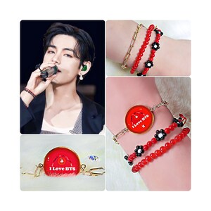 Bts red sale string bracelet