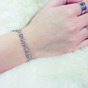 Bracelet à maillons croisés inspiré de BTS Jimin, collier croix inspiré de Jimin, bracelet croix unisexe de style punk gothique, bijoux hip hop.