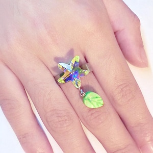Kingdom Hearts Inspired Paopu Fruit Ring, Star Fruit Engagement Ring, Friendship Ring,  Kingdom Hearts Game lover&#39;s Fans Ring.
