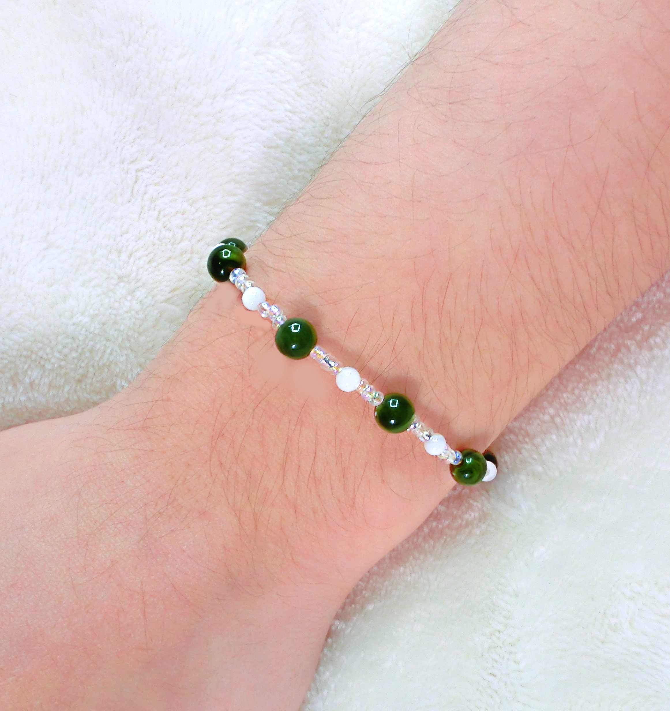 [HARANG]★BTS 着用★ HR 350B_Color Beads Fabric Bracelet HARANG]☆BTS 着用☆ HR 350B_Color Beads Fabric Bracelet