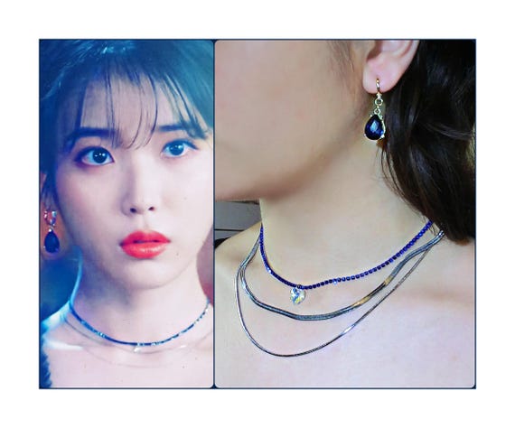 IU (jang Man-wol) Hotel Del Luna Inspired Midnight Elegance