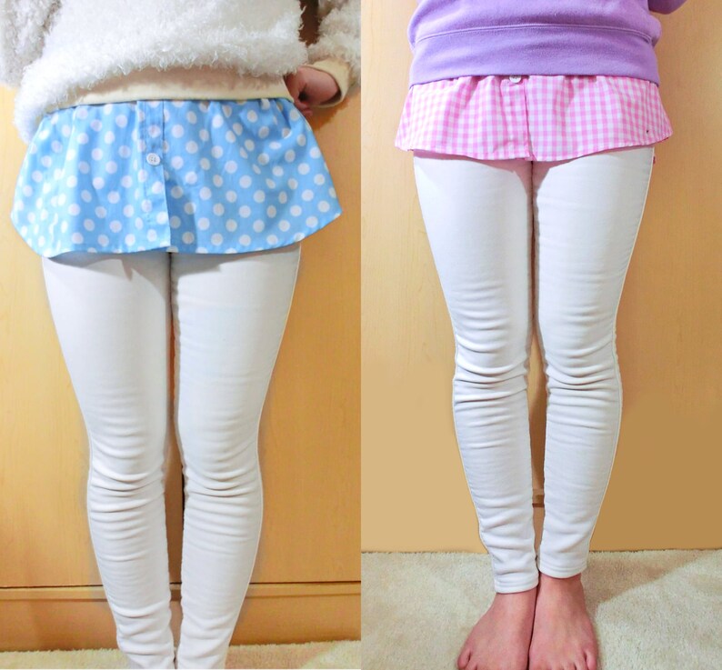 100 Certified Organic Cotton Shirt Extender Underskirt Mini Etsy