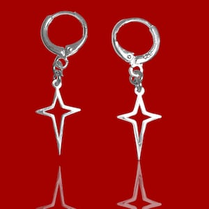BTS Jimin inspired Gothic Cross Earrings, From Dynamite, Wings, and Black Swan Jimin&#39;s favorite Famous Earrings, KPOP Fashion Earrings