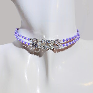 I Purple You BTS Choker Necklace, BTS Rhinestone Necklace,   Army Gift Necklace, I Love You Necklace