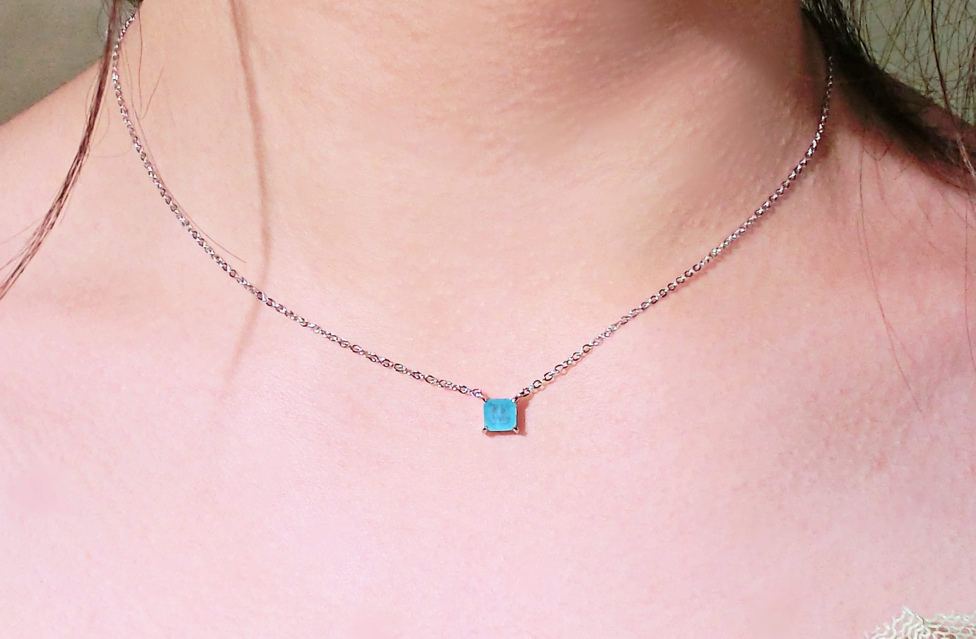 ＊韓国＊［nari objet］Oval blue necklace 2color OVALBLUETOPAZNECKLACE_1200x180