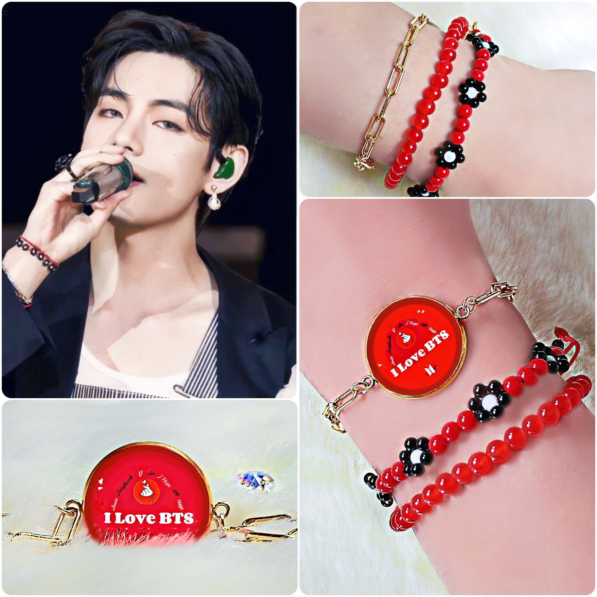 I Purple You BTS. BTS Jimin Style Bracelet. Jimin Army Bracelet. –  shinestarfashion