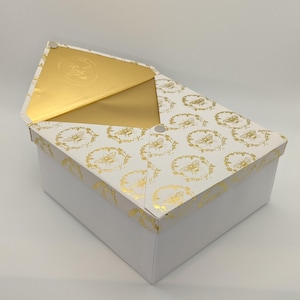 Luxury Handmade Bee Box Honeycomb Design Packaging Gold Foil Decoration Wedding Favor Elegant Container Marbled Interior Treasure Holder