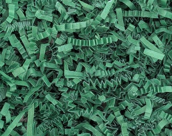 Green Shredded Paper Filler Box Stuffing Gift Packaging Material Basket Fill Protection Shipping Cushion Crinkle Present Wrap Decorative Eco